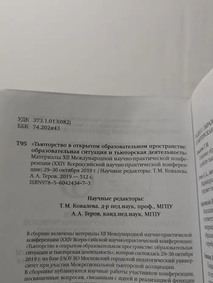 Тьюторство в открытом образовательном пространстве. Образовательная ситуация и тьюторская деятельность