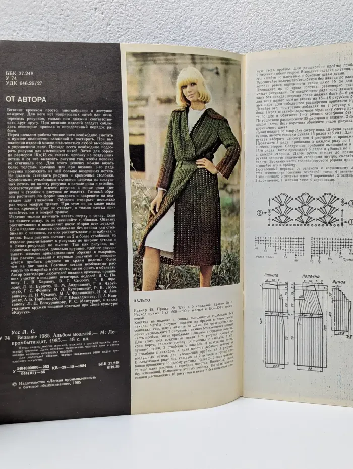 Вязание 1985. Альбом моделей