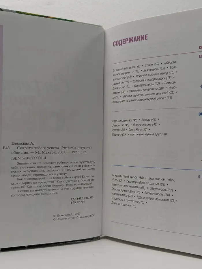 Секреты твоего успеха. Этикет и искусство общения