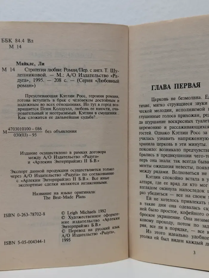 Любовный роман. Стратегия любви