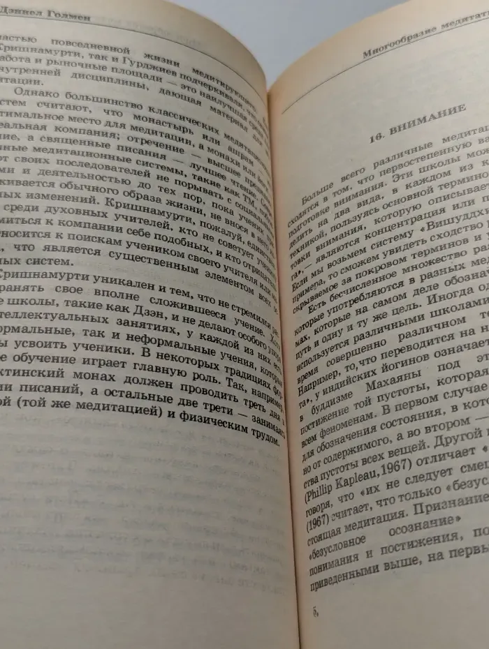 Многообразие медитативного опыта