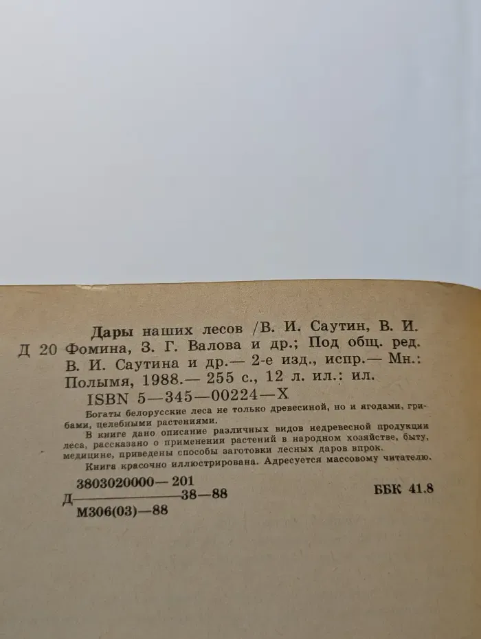 Дары наших лесов