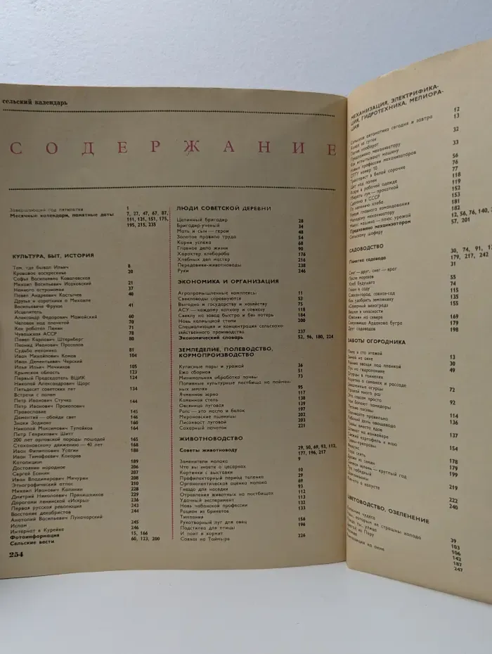 Сельский календарь 1975