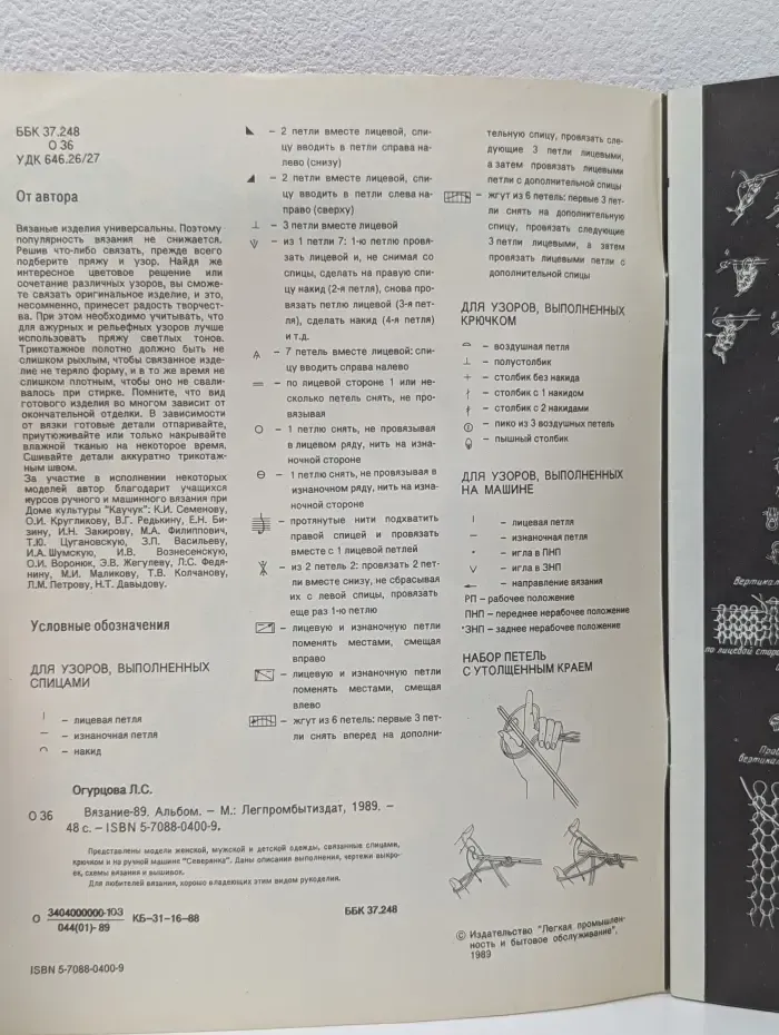 Вязание-89. Альбом