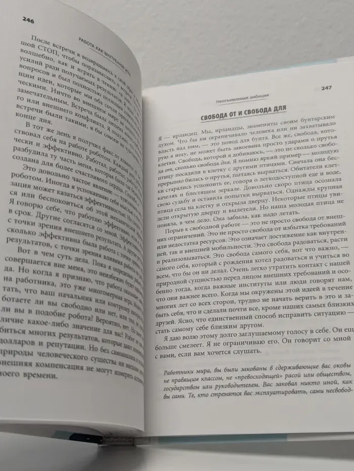 Работа как внутренняя игра