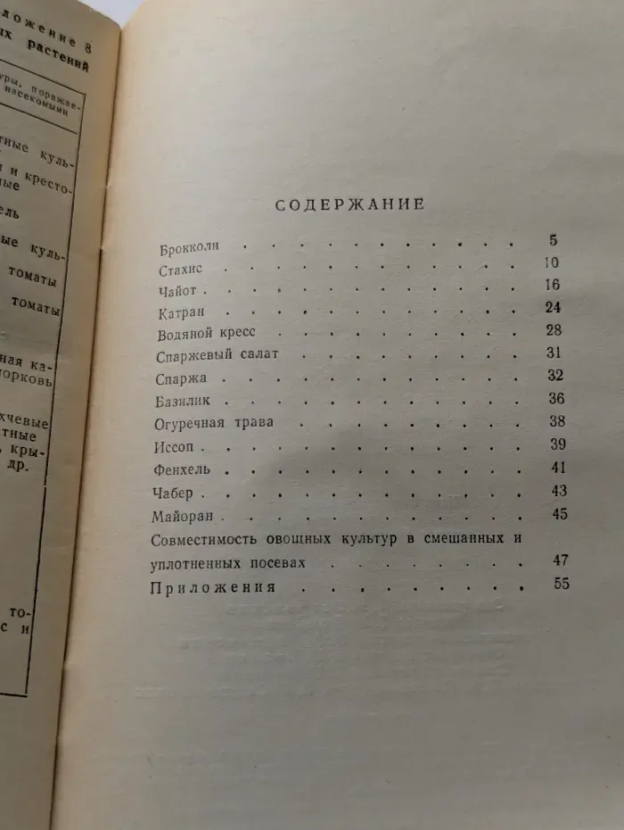 Новые овощные растения