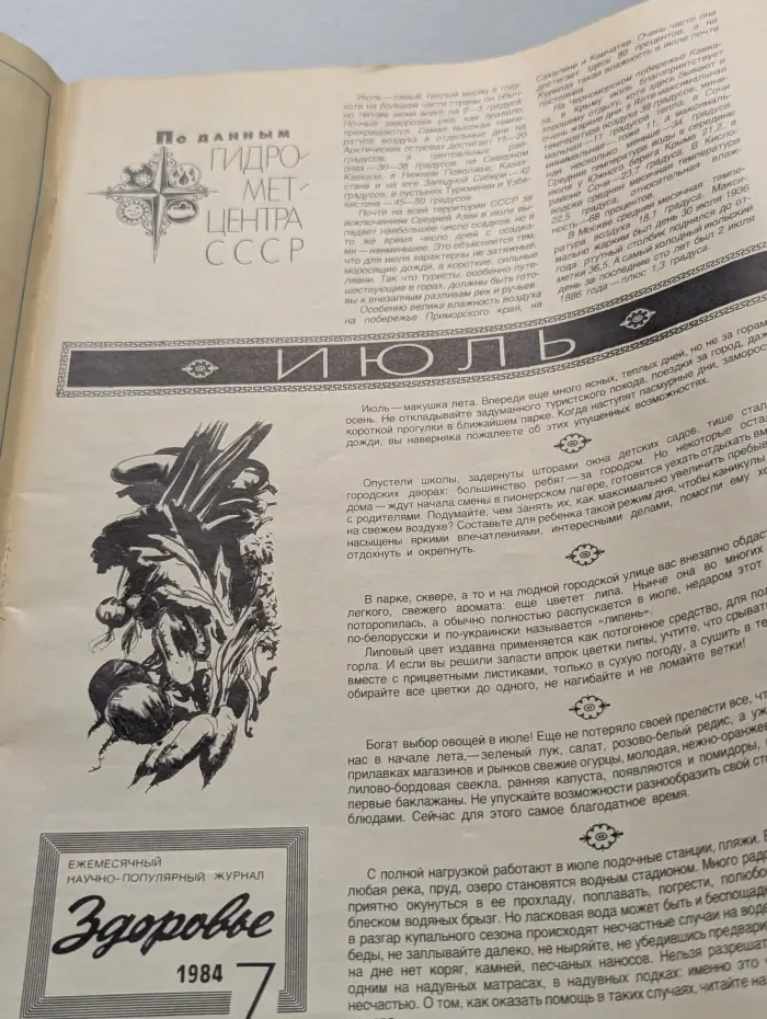 Здоровье. Выпуск №7/1984