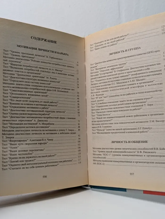 Психодиагностика персонала. Методика и тесты в 2 томах. Том 2