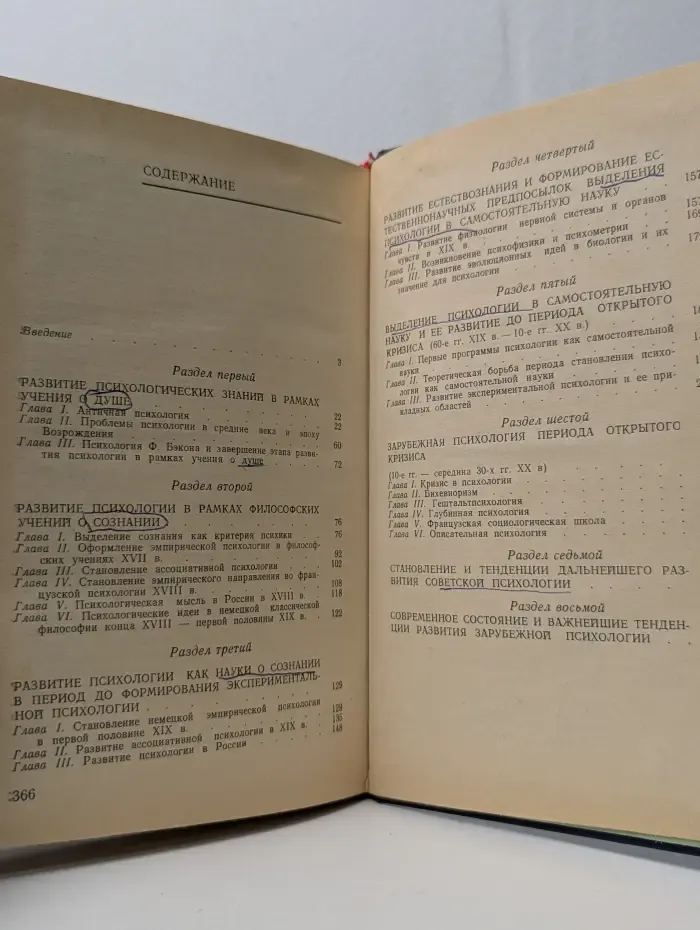 История психологии. От античности до наших дней