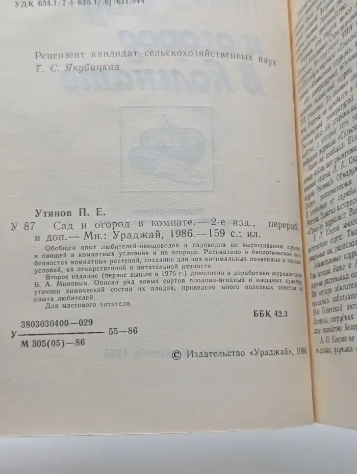 Сад и огород в комнате