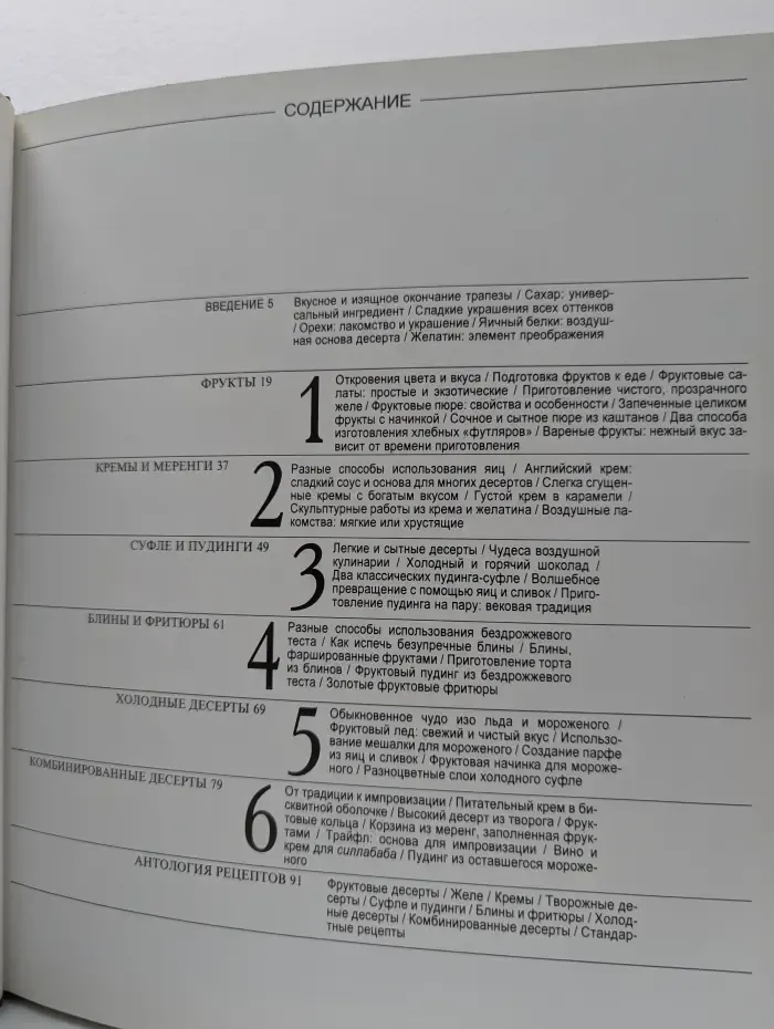 Десерты