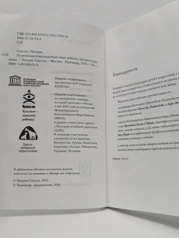 Психопедагогика и аутизм. Опыт работы с детьми и взрослыми