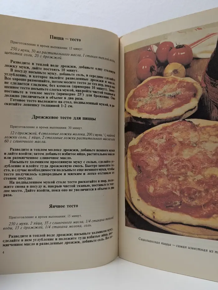 Пицца и итальянские блюда из макаронных изделий