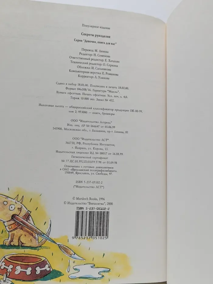 Девочки, книга для вас. Секреты рукоделия