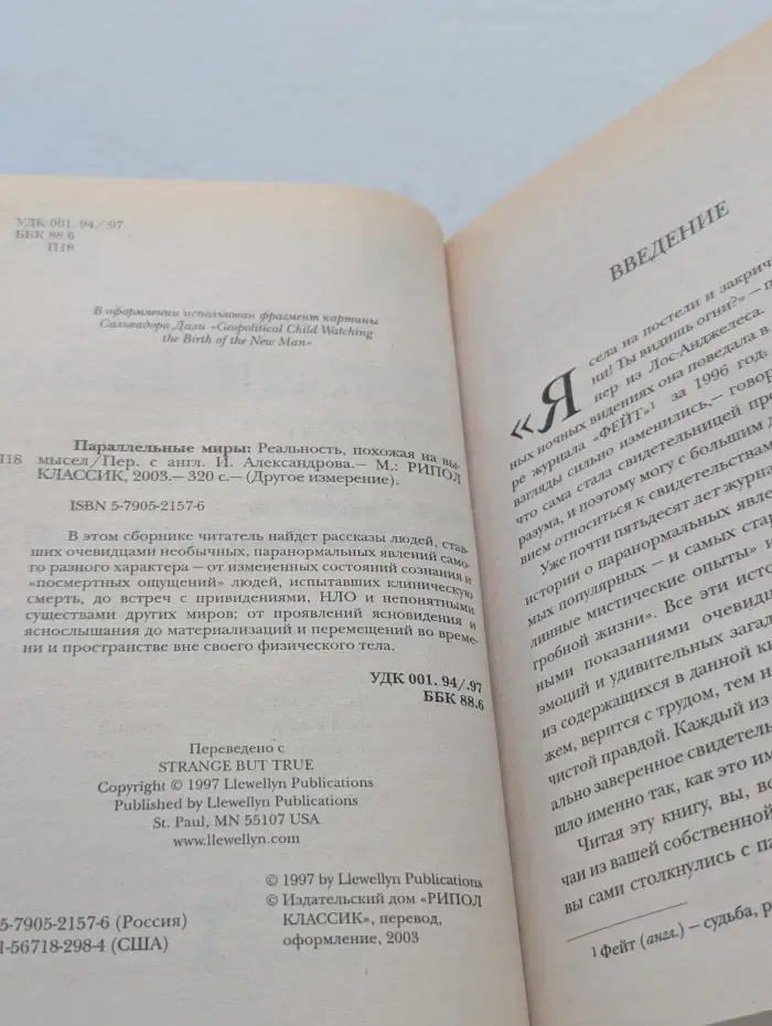 Другое измерение. Параллельные миры. Реальность, похожая на вымысел