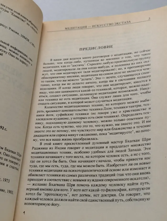 Медитация — искусство экстаза