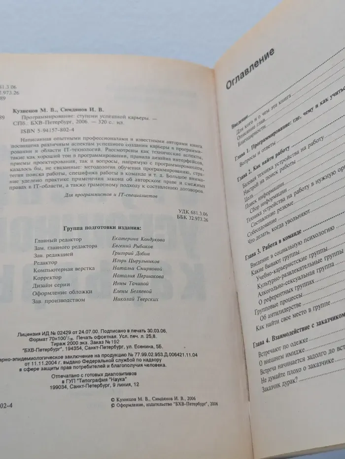 Программирование. Ступени успешной карьеры