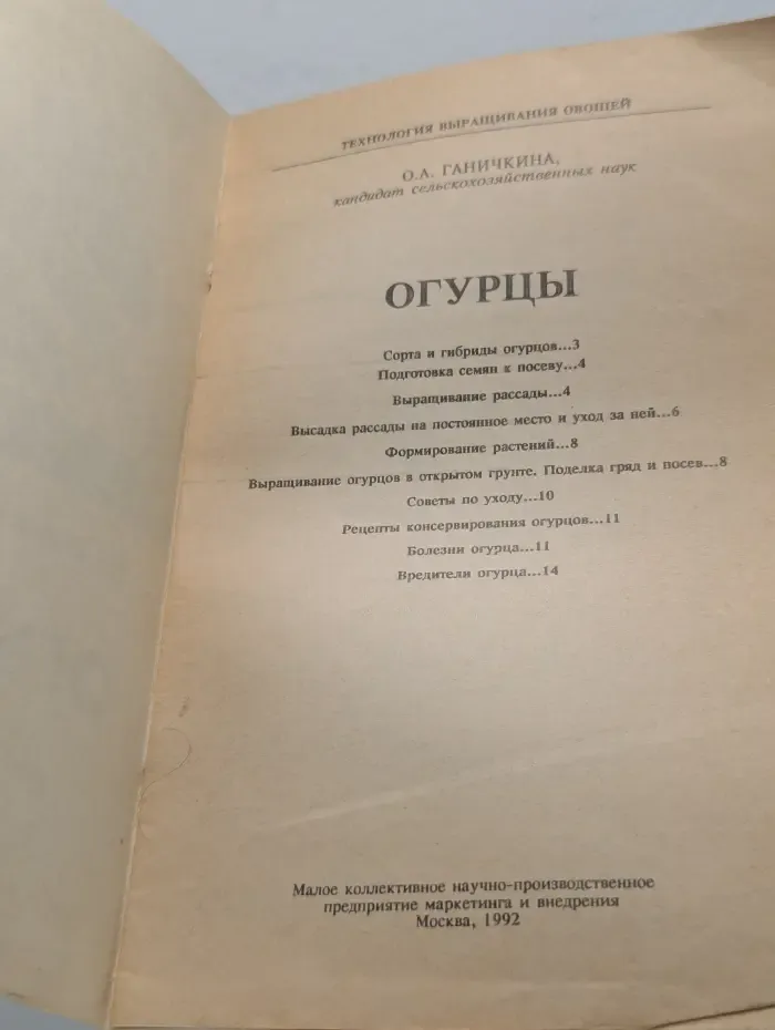 Технология выращивания овощей. Огурцы