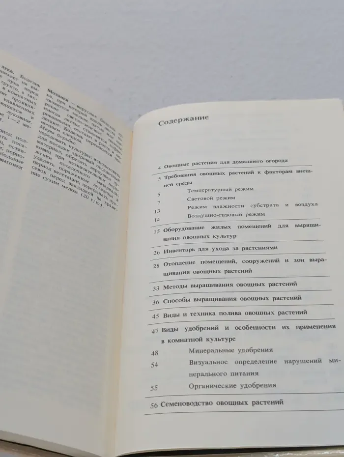 Комнатное овощеводство