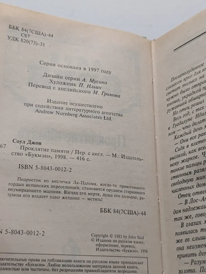 Чёрная молния. Проклятие памяти