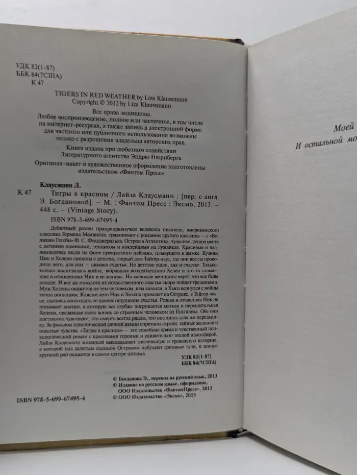 Vintage Story. Тигры в красном