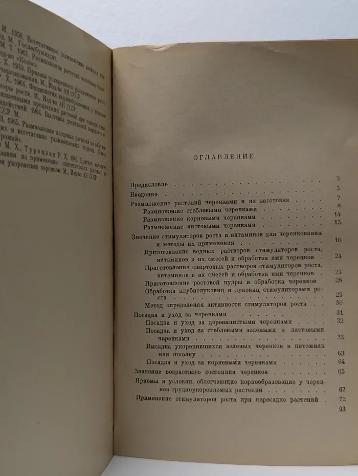 Вегетативное размножение растений с применением стимуляторов роста