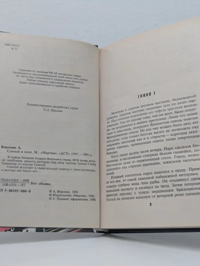 Слепой в зоне