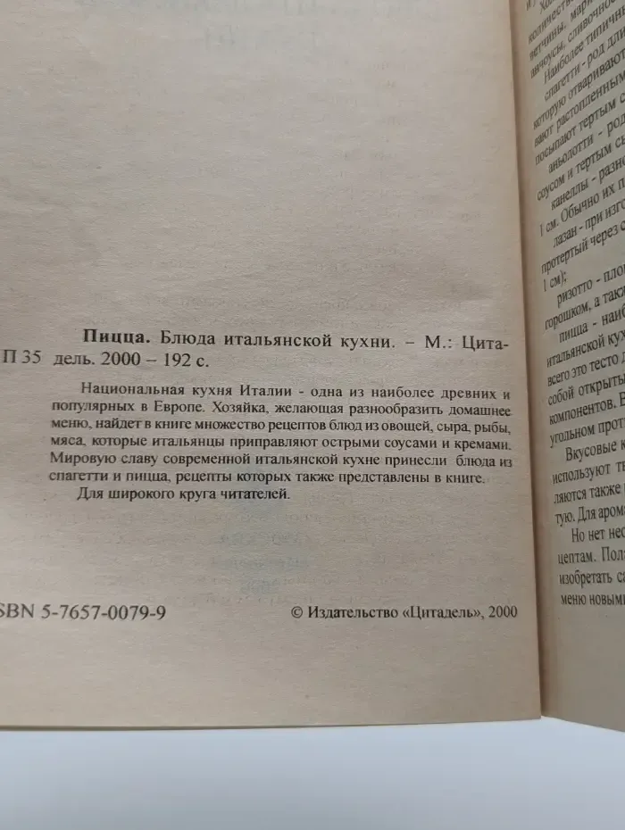 Пицца. Блюда итальянской кухни