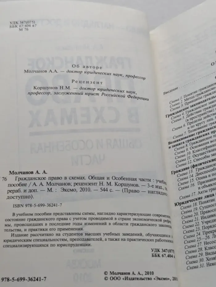Право - наглядно и доступно. Гражданское право в схемах. Общая и Особенная части