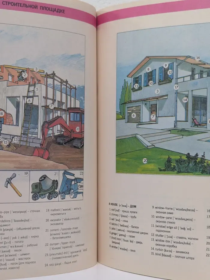 Англо-русский тематический словарь с иллюстрациями