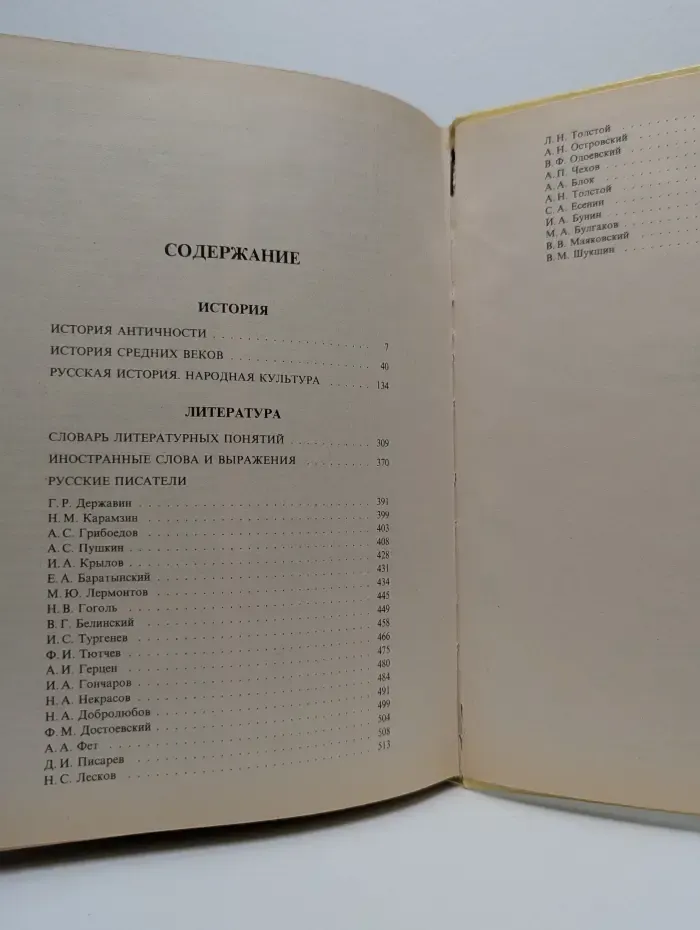 Большая школьная энциклопедия. 6-11 класс. В 2 томах. Том 1