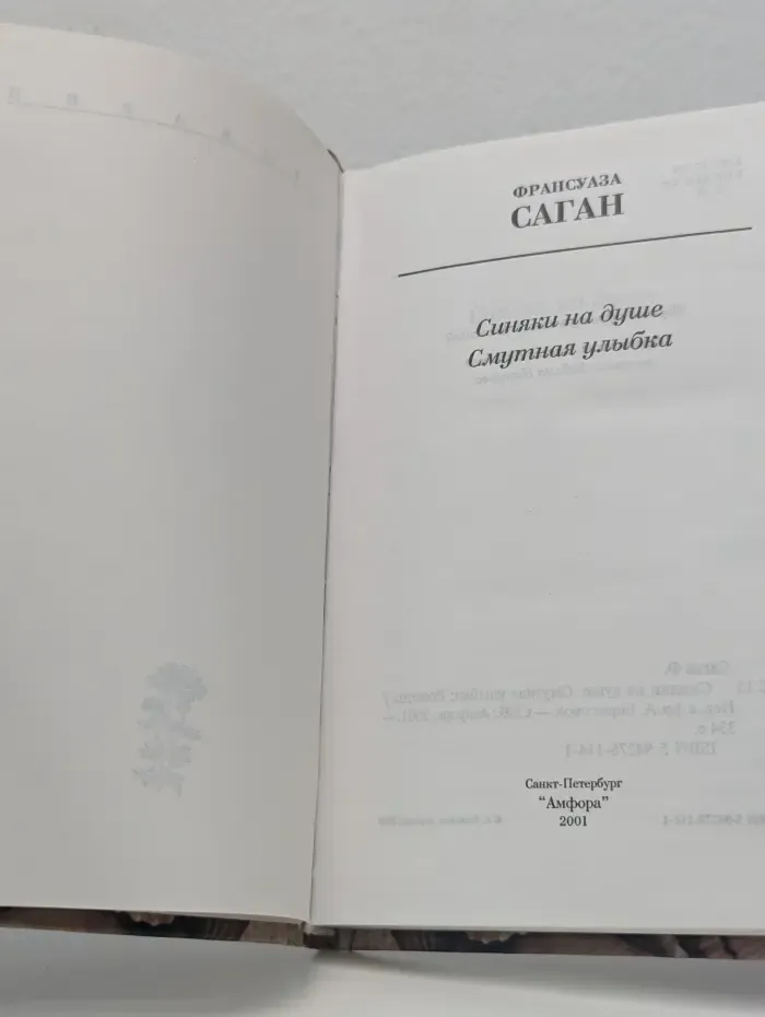 Смутная улыбка. Синяки на душе