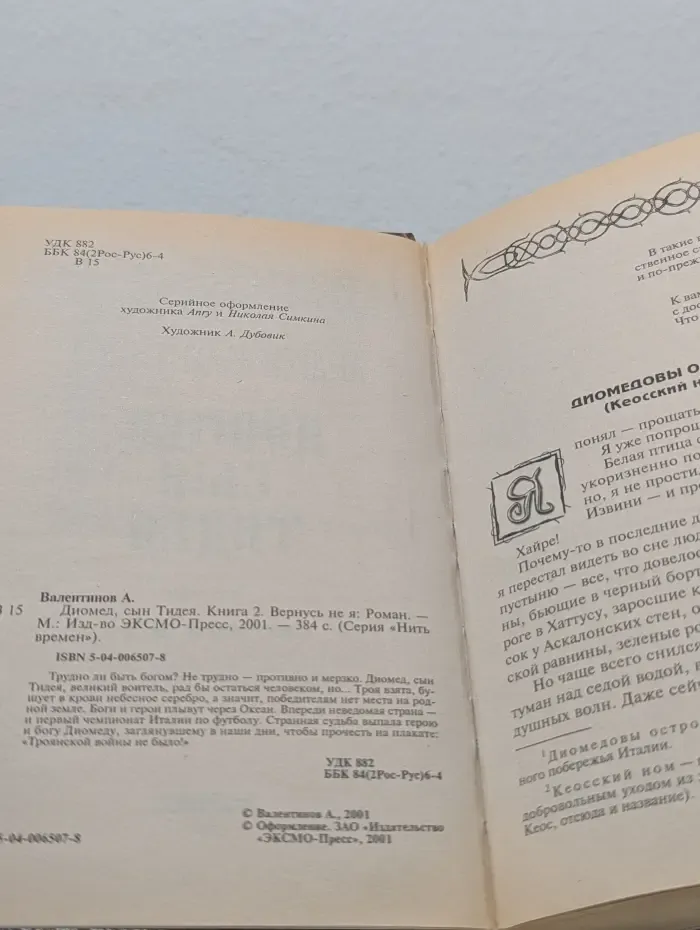 Нить времен. Диомед, сын Тидея. Книга 2. Вернусь не я