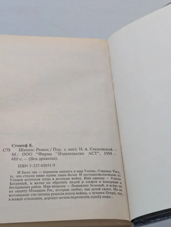 Век дракона. Шаман