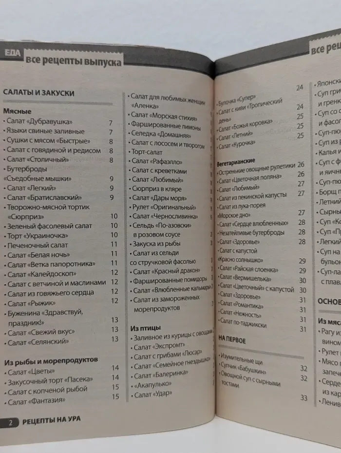 Рецепты на Ура. Выпуск № 6/2009