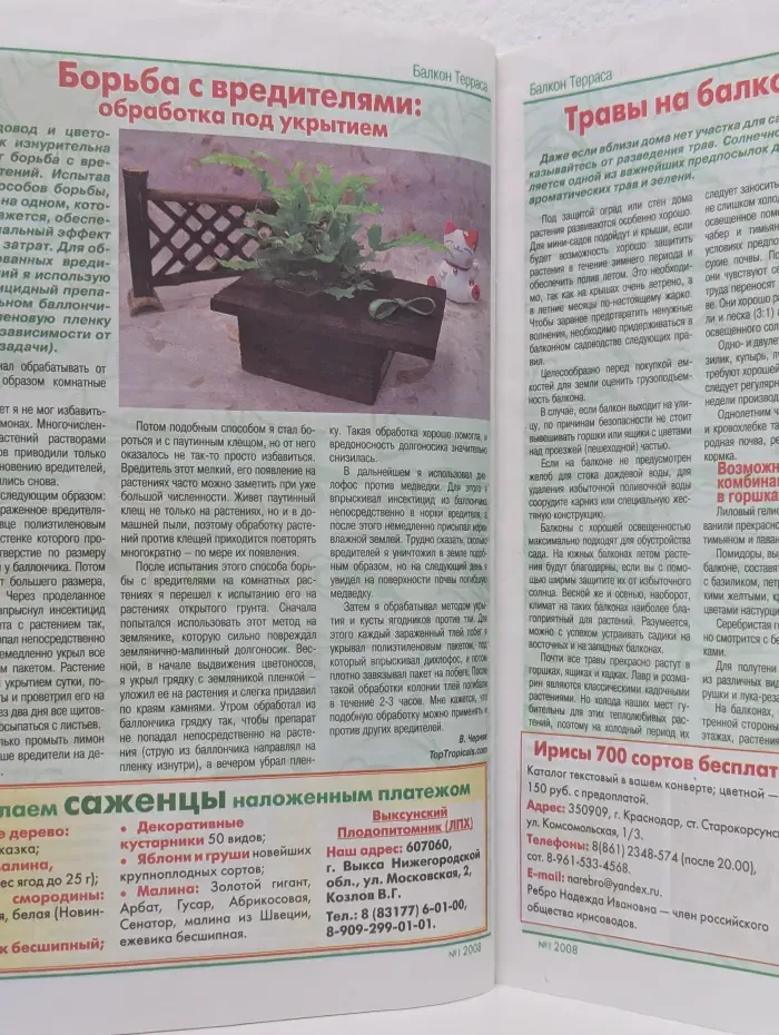 Вокруг цветов. Выпуск № 1/2008