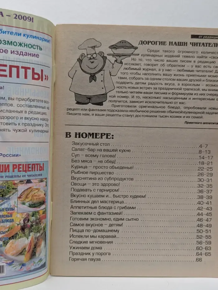 Ваши рецепты. Выпуск № 1/2009