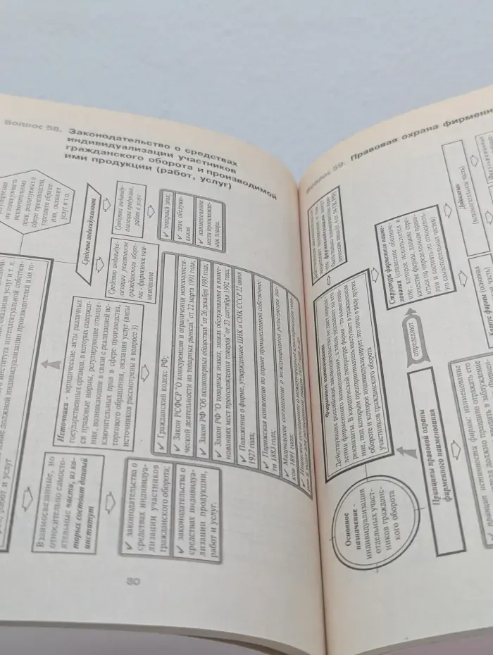 Право интеллектуальной собственности. Конспект лекций в схемах