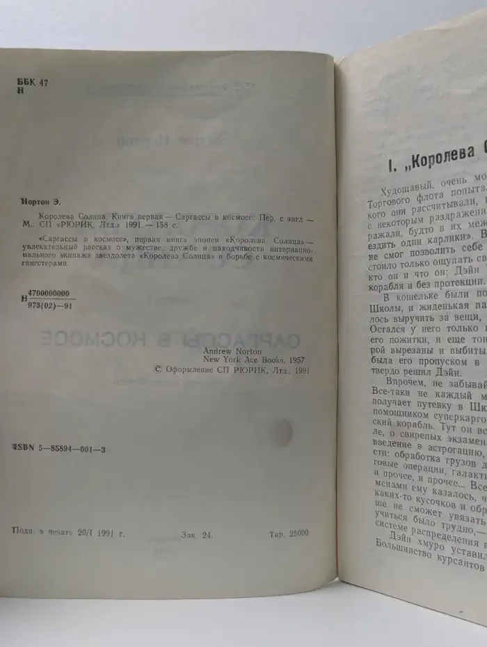 Королева Солнца. Книга 1. Саргассы в космосе