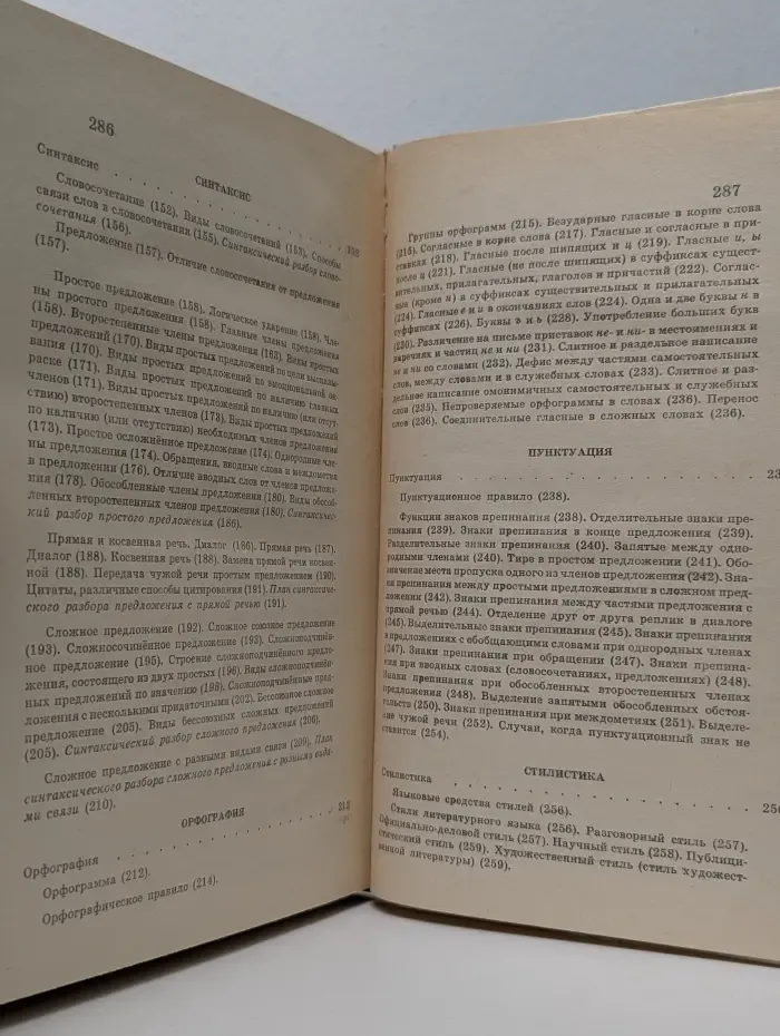 Русский язык. Справочные материалы