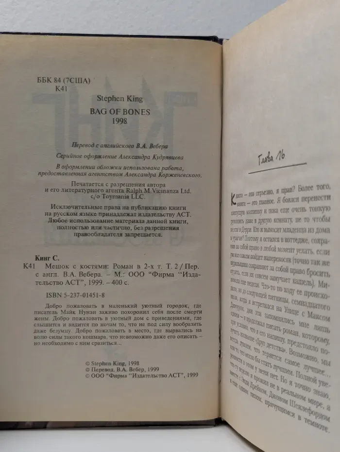 Мешок с костями. Том 2