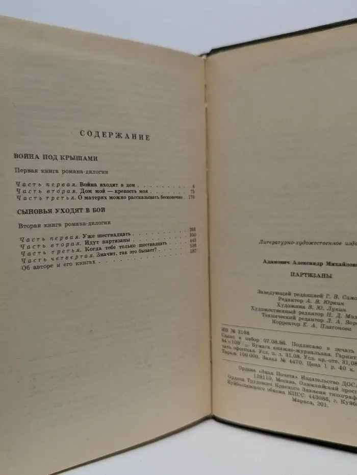 Школьная библиотека. Партизаны