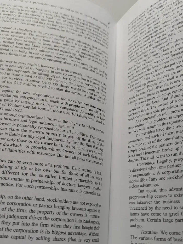 Forms of Business Organization and Company Structures