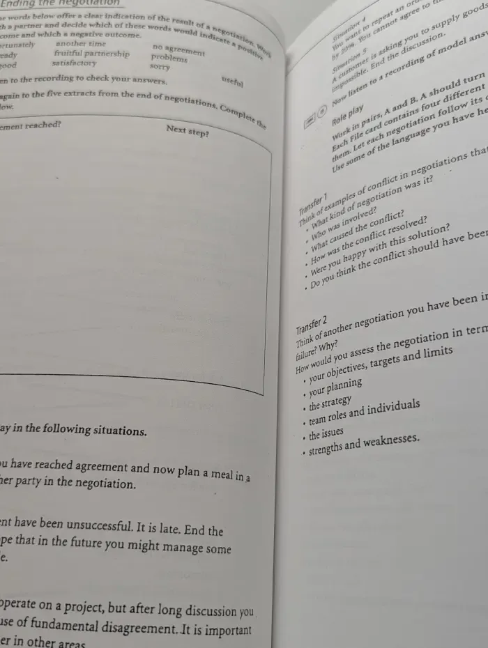 Business Negotiations