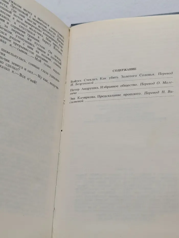 Современный чехословацкий детектив