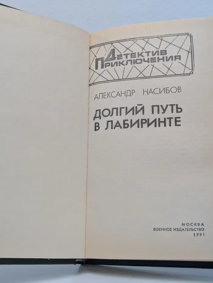 Детектив. Приключения. Долгий путь в лабиринте