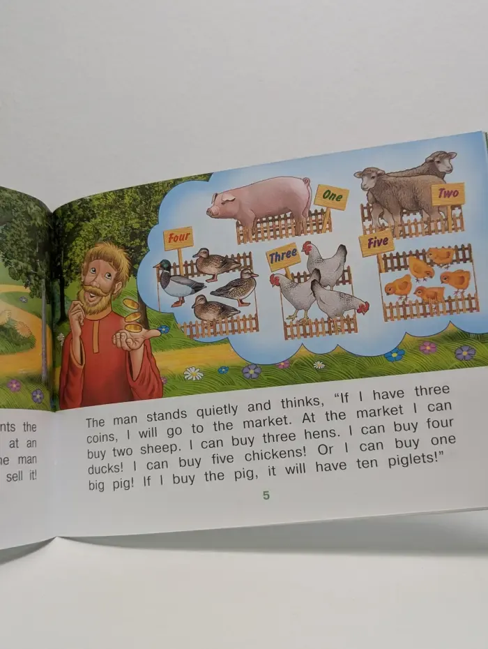 Читаем вместе. A Man and a Hare. Мужик и заяц