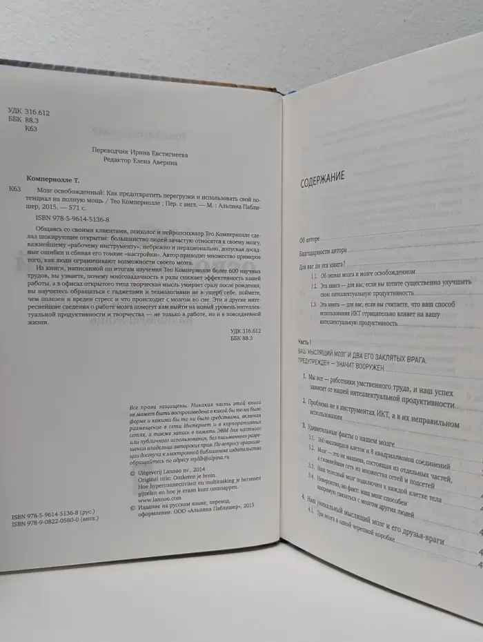 Мозг освобожденный: Как предотвратить перегрузки и использовать свой потенциал на полную мощь