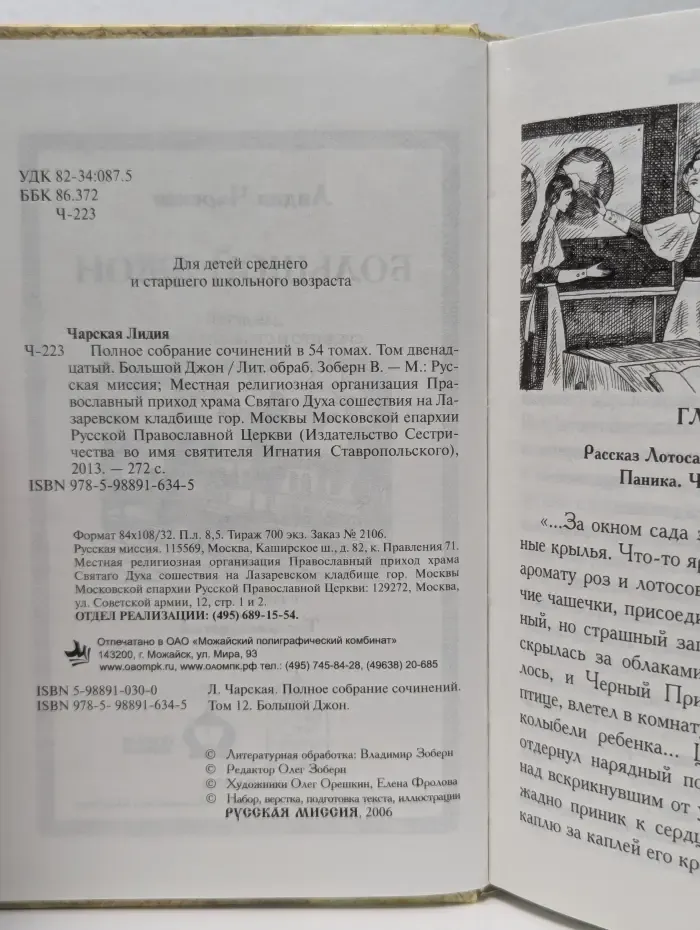 Лидия Чарская. Полное собрание сочинений. Том 12. Большой Джон