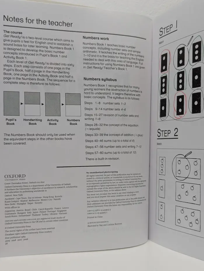 Get Ready! 1 Numbers Book